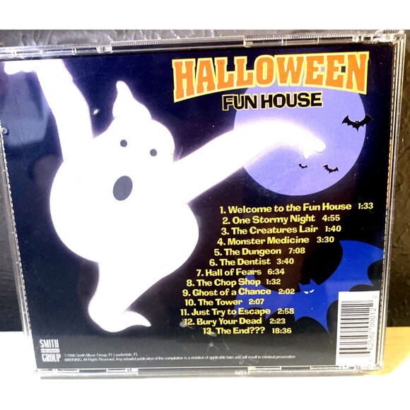 Halloween Funhouse CD- Over 1 Hour Of Frightening Sounds 1998 - Picture 2 of 3